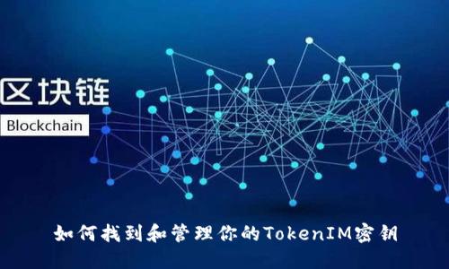 如何找到和管理你的TokenIM密钥