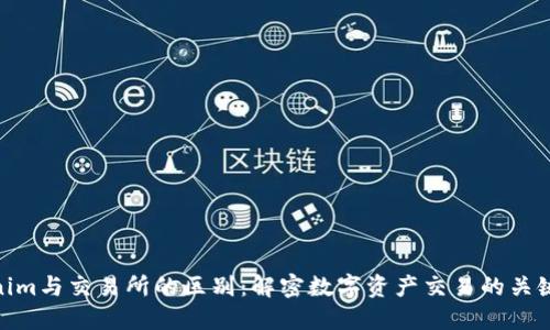 Tokenim与交易所的区别:解密数字资产交易的关键概念